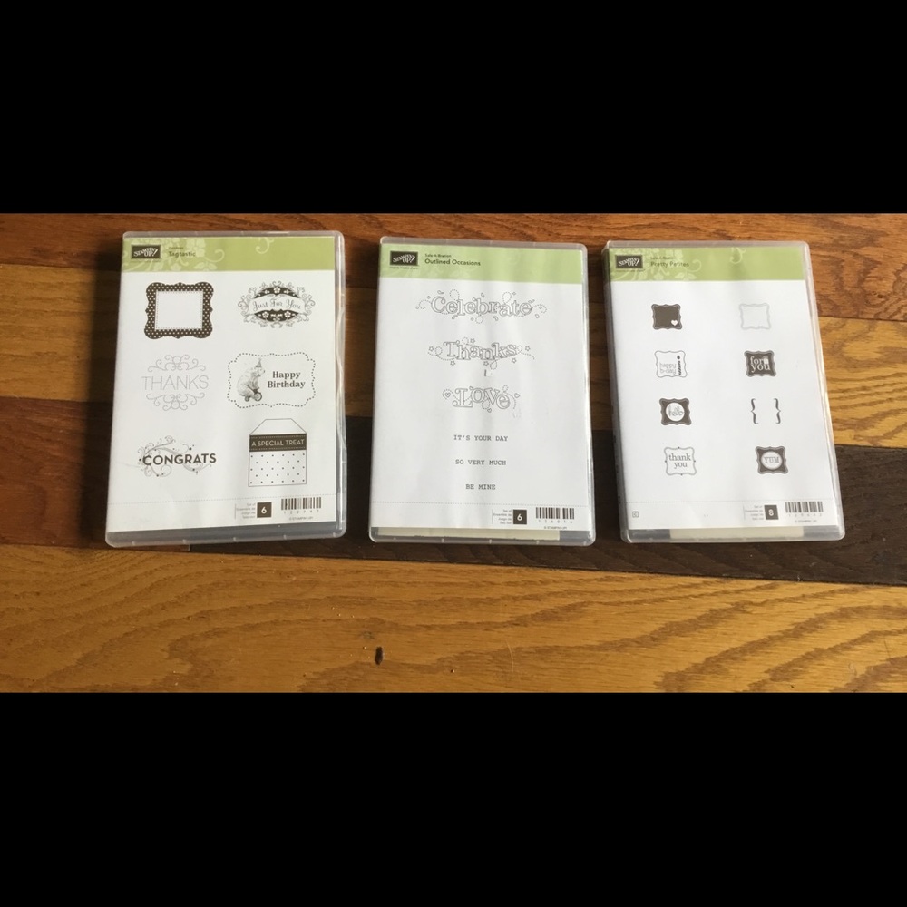 NIB Stampin Up Pretty Petites, Outlined Occasions+